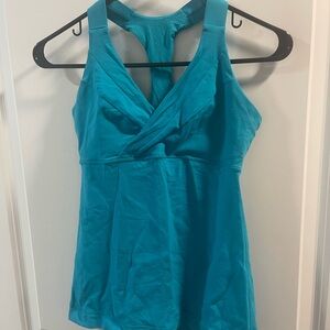 Lululemon Teal Athletic Tank Top with Racerback